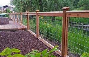 types of wire fences