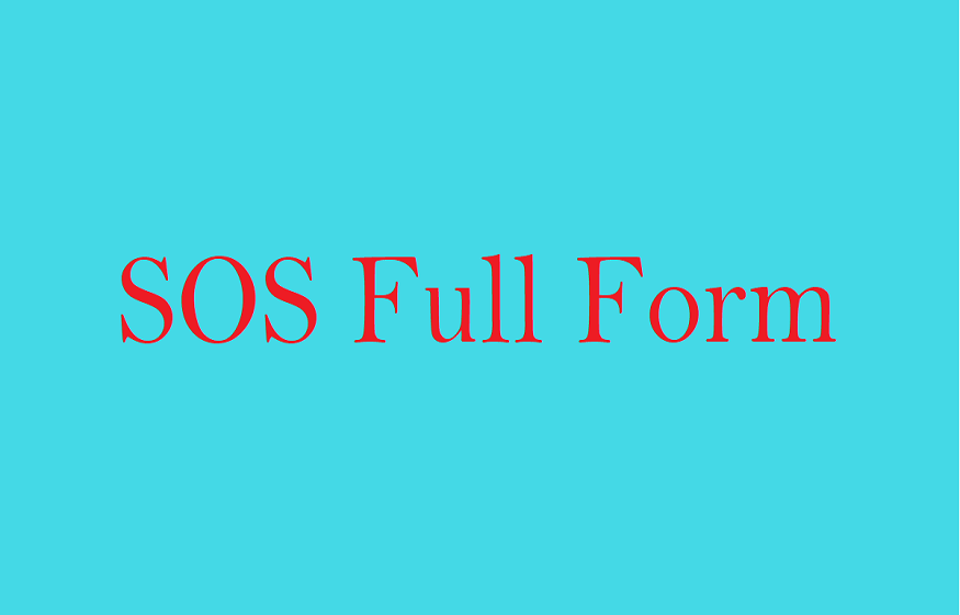 Full form of SOS